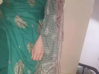 Indian Bhabhi shrieks in sensation as she gets her taut twat banged in various postures