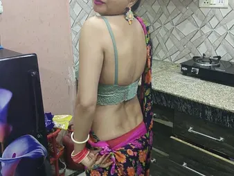 Messy Chat's roleplay in kitchen - Hot Indian Teen gets mischievous with step-sister in desi kitchen