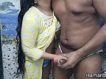 Abhi and Devi, 2 Indian Desis, share their popshot-packed palms in scorching bhabhi vid