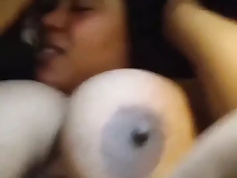 Toket Gede's Indonesian Yam-sized Caboose Gets a Inviting Ass-fuck Therapy