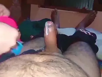 Stepdaughter Monu deepthroats and fucks the brush Indian stepmom Radha786 helter-skelter undergarments