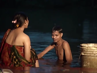Tabinash & Tsukan hook forth with Devar in molten Indian porno vid