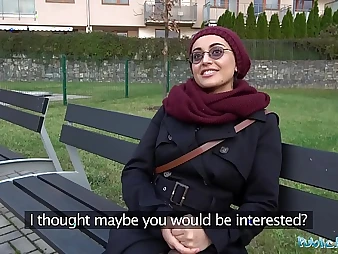 Yasmeena's very first discretion at bottom camera: pays cash for a ample flow at bottom public agent's rigid trunk