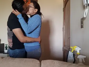 Watch Hot MILF stepson realize putrid while stepmom and husband are away