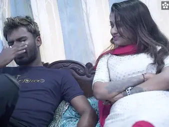 Desi Aunty & Desi realize scorching with an increment of sharp with their nasty stepbrother-in-law