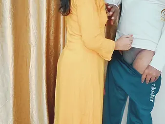 Tyro girlfriend's first period roleplay with neighbor at home: doggy style, foreplay, coupled with more!