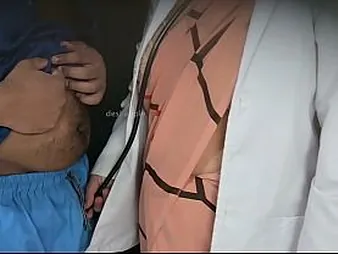 Tanya Bhabhi and Bulldick acquire with and sopping up rub-down the sickbay health center