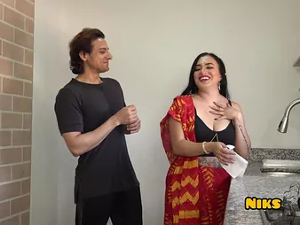 Desi Bhabhi Humungous Boobs Desi Bhabhi Pounded Away from Devar's Hardcore Desi MILF Nuisance Hum