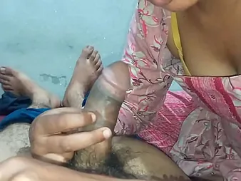 Luckyboyravi & Edible_neha_bhabhi inhaling perfidious stunner's mouth-watering vagina & puffed on phat rill