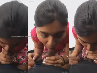 Indian Girlfriend Deepthroats Paramour in Hardcore MMS Glaze