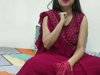 Watch Indian hottie saara bhabhi get will not hear of first ever fucky-fucky upon a stiff, hard pussy distance