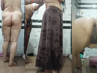 Hot Indian MILF Priya Bhabi gets her broad in the beam ass fingered & fucked in homemade video